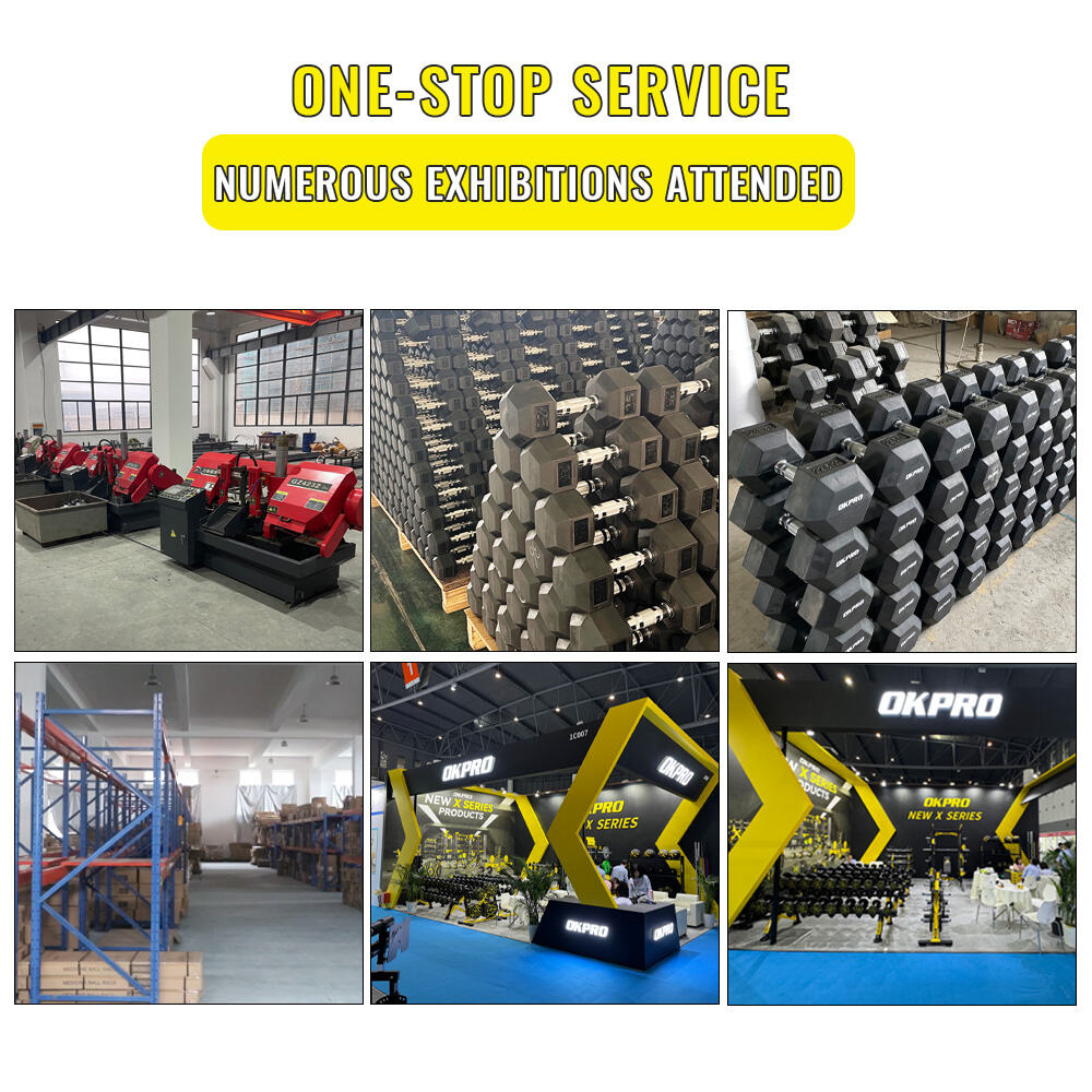 ヘキサゴン形 橡胶コーティング ダンベル -OK1013 | ラバーダンベル |